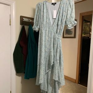 Baltic Born Blue Floral Dress Small